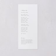 Pastel Garden Wedding Programs Linen Signature