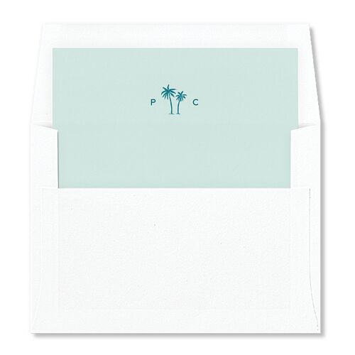 Cabana Stripes Envelope Liners Apricot Standard