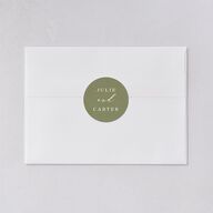 Sunflower Wedding Stickers Cream