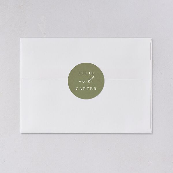 Sunflower Wedding Stickers Cream