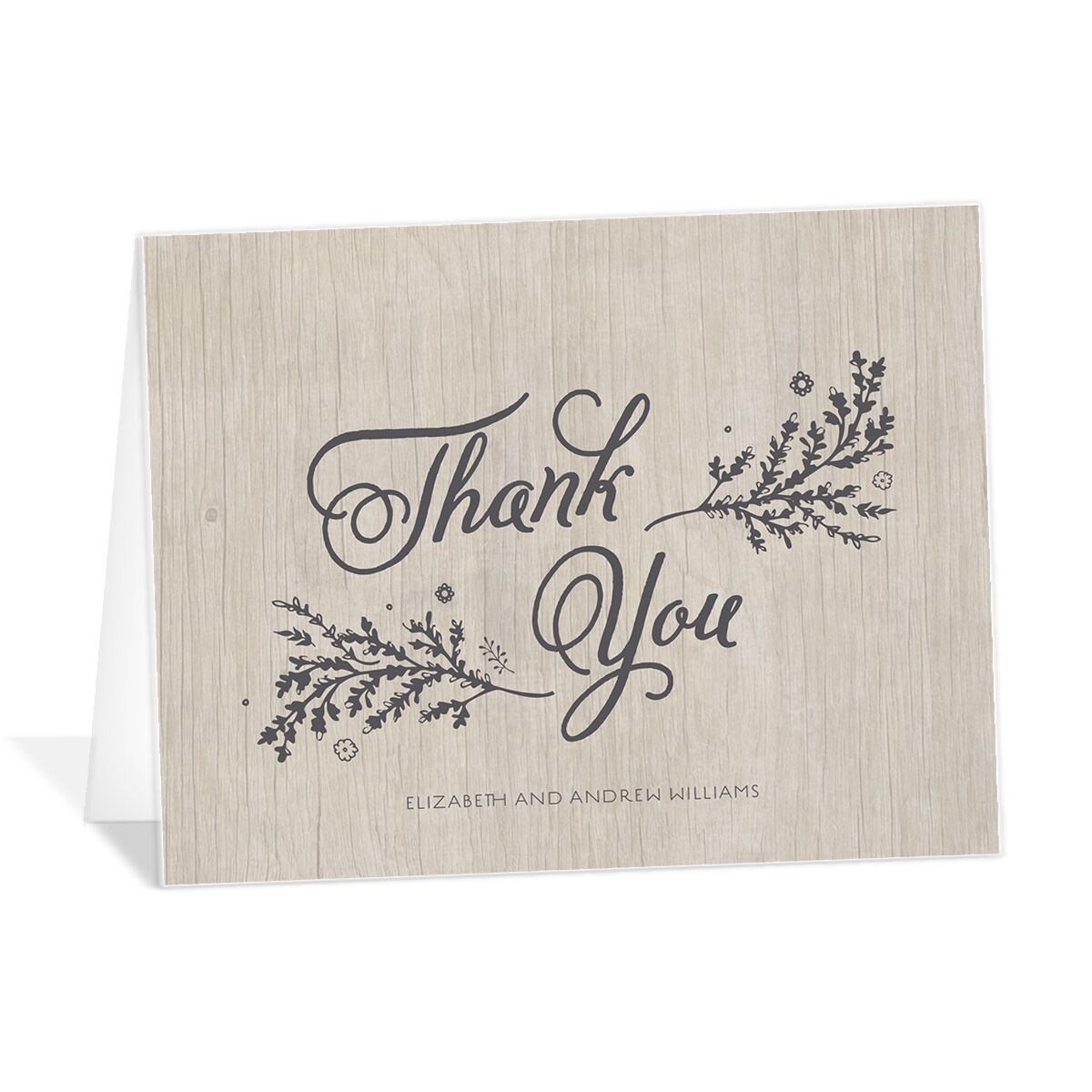 Rustic Chic Thank You Cards