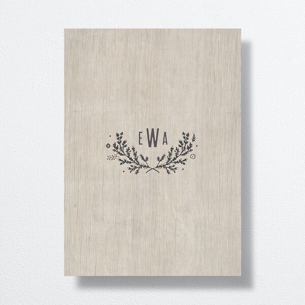 Rustic Chic Wedding Invitations Medieval Grey Signature No