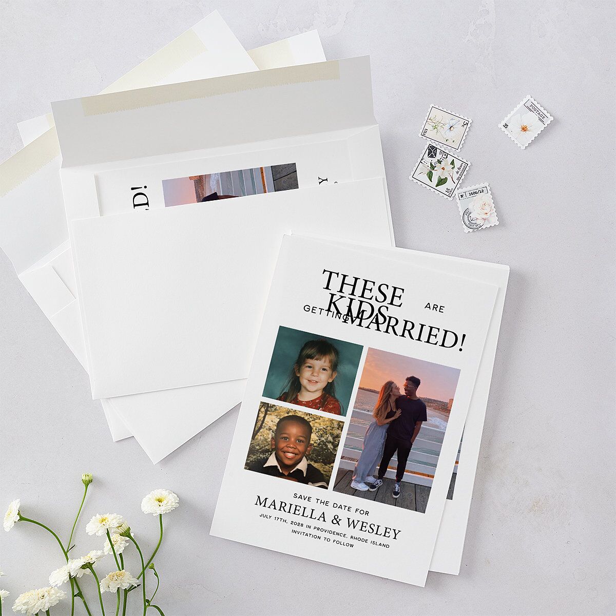 These Kids Save the Date Cards — view 5