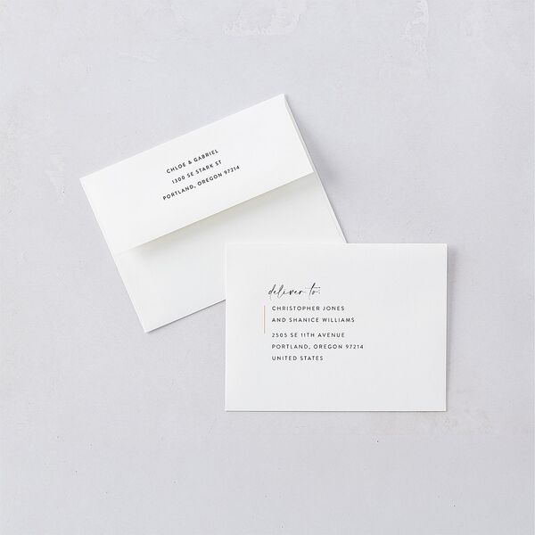 Minimal Chic Save The Date Magnets Pure White Magnet Paper