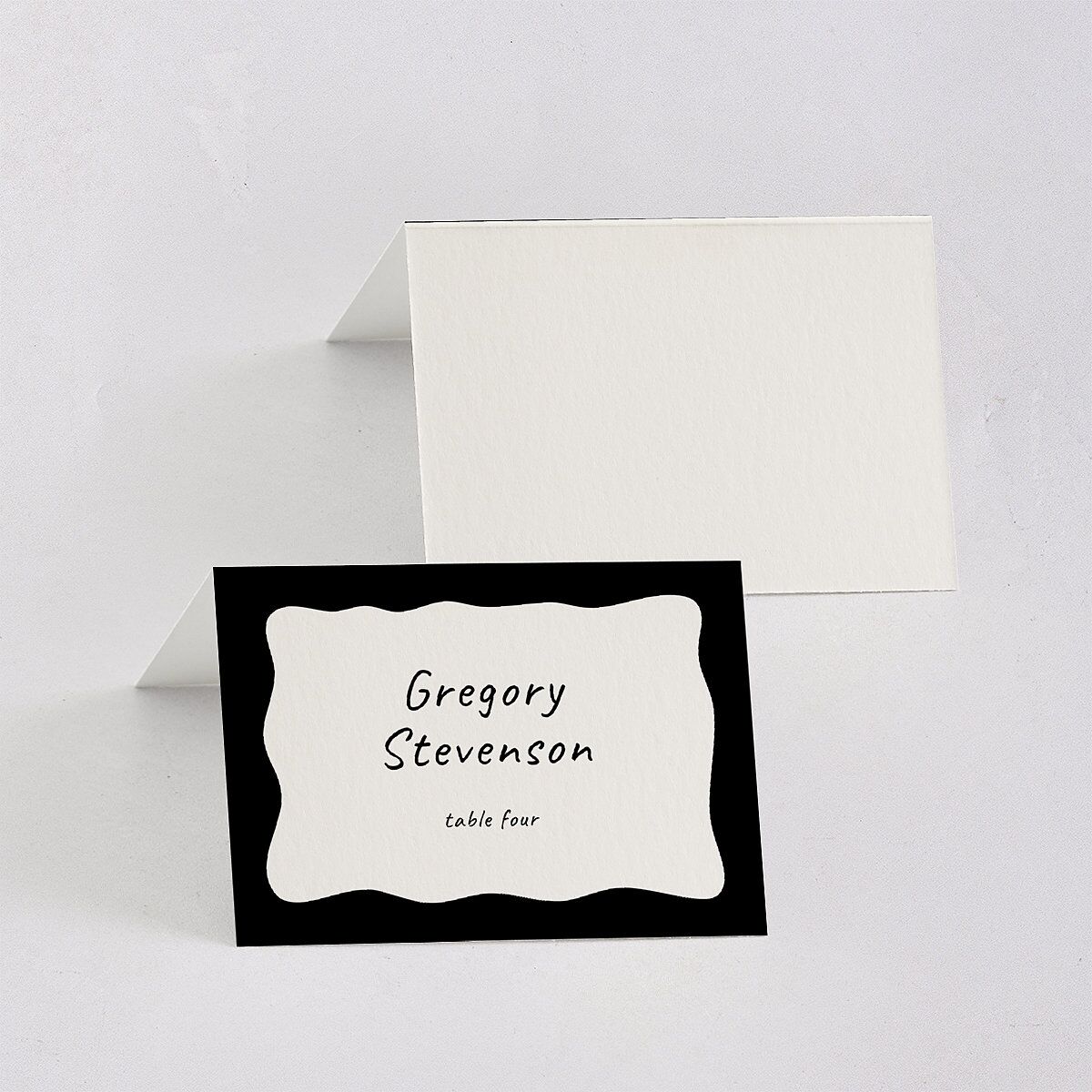 Customizable Couple Place Cards Couple 1 Signature