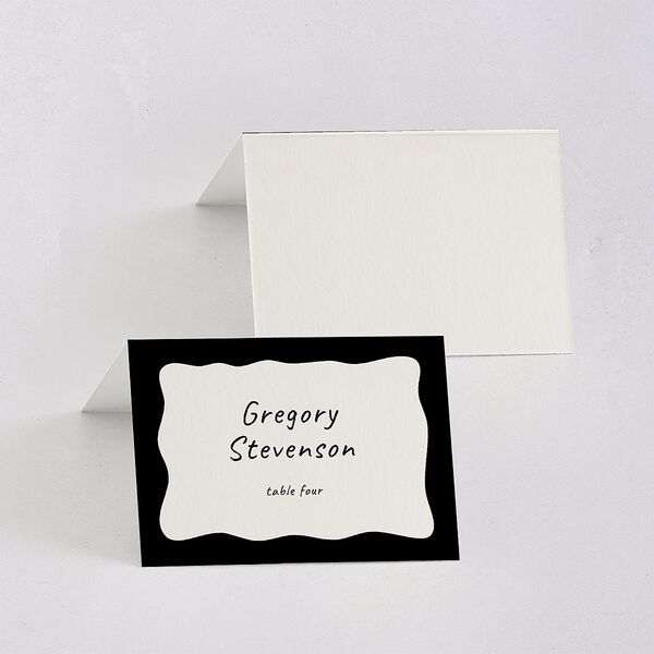 Customizable Couple Place Cards Couple 1 Signature
