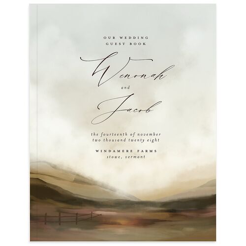 Western Valley Guest Books Tan