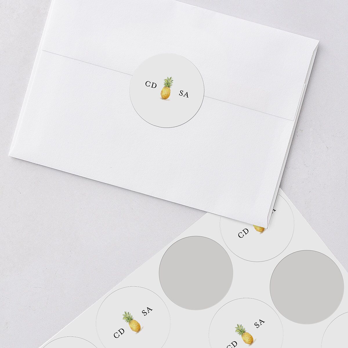 Charming Charleston Wedding Stickers Pure White Sticker
