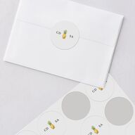 Charming Charleston Wedding Stickers Pure White Sticker