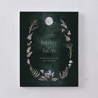 Crystal Forest Guest Books Hunter Green