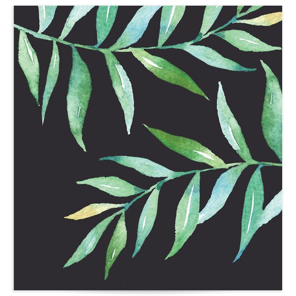 Calligraphic Botanical Standard Envelope Liners Charcoal Standard