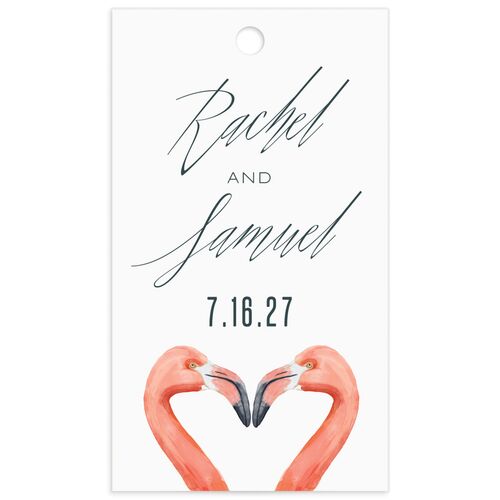 Romantic Palm Favor Gift Tags - 
