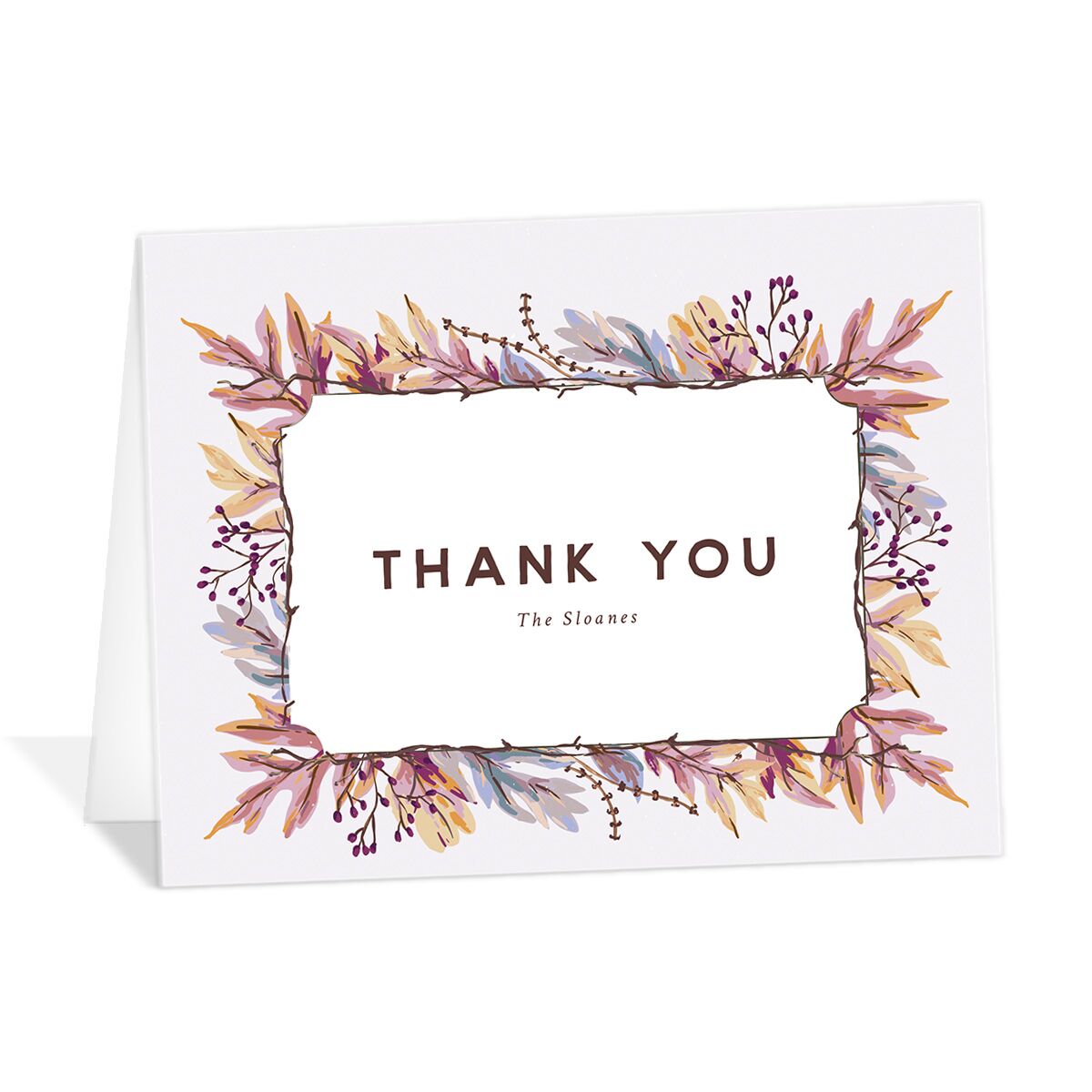 Autumn Leaves Thank You Cards