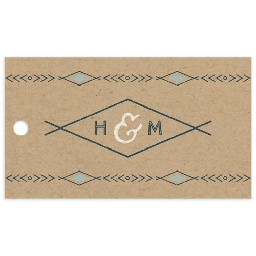 Rustic Mountain Favor Gift Tags