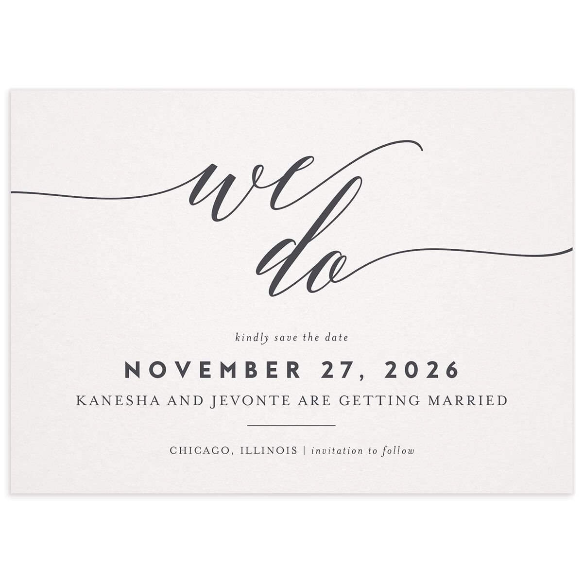 We Do Save The Date Cards