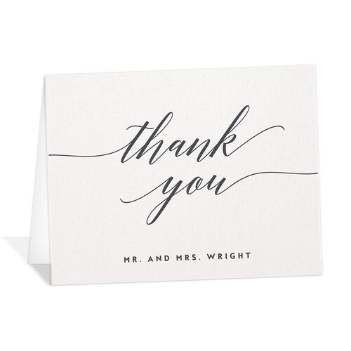 Modern Calligraphy Thank You Cards - 
