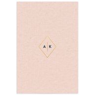 Painterly Blooms Table Numbers Shell Pink Signature