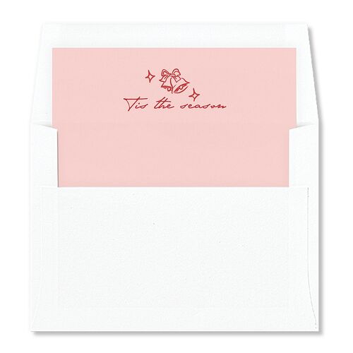Hand Drawn Christmas Tree Envelope Liners True Red Standard