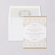 Papel Picado De Mexico Standard Envelope Liners Taupe Standard