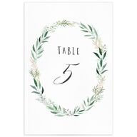 Rustic Wreath Table Numbers Eucalyptus Signature