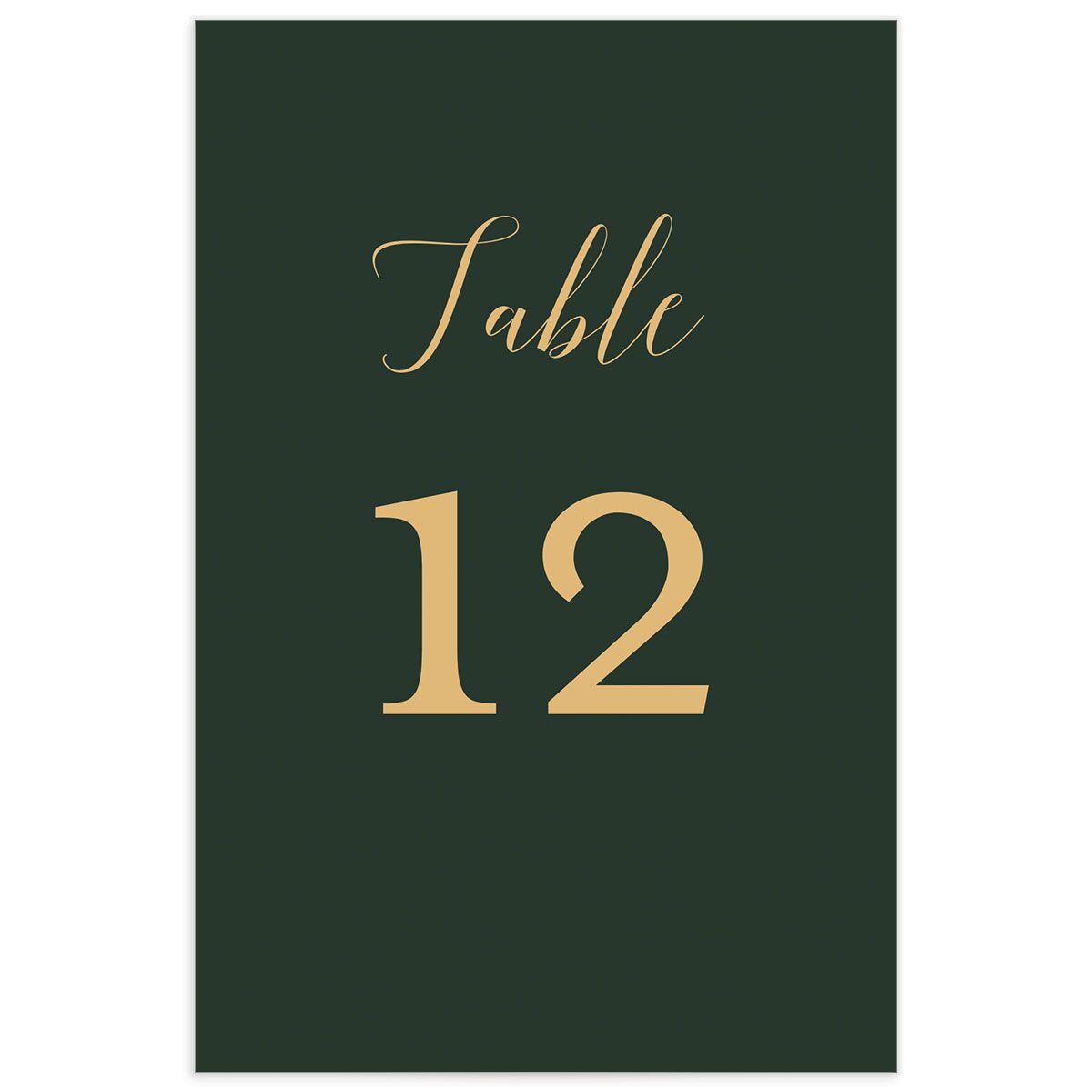 Marble and Gold Table Numbers