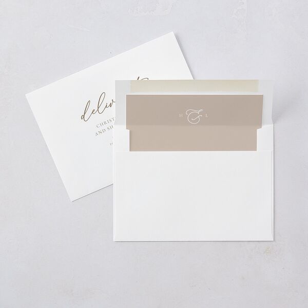 Gilded Photo Foil Wedding Invitations Gold Pure White Signature Blank No Standard