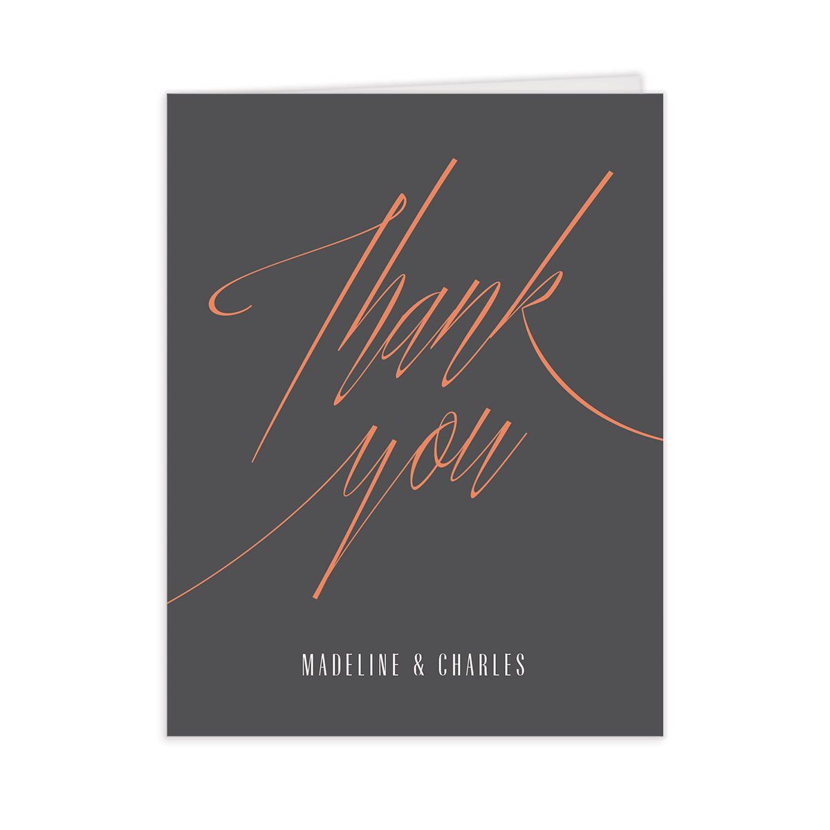 Elegant Industrial Thank You Cards