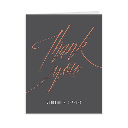 Elegant Industrial Thank You Cards