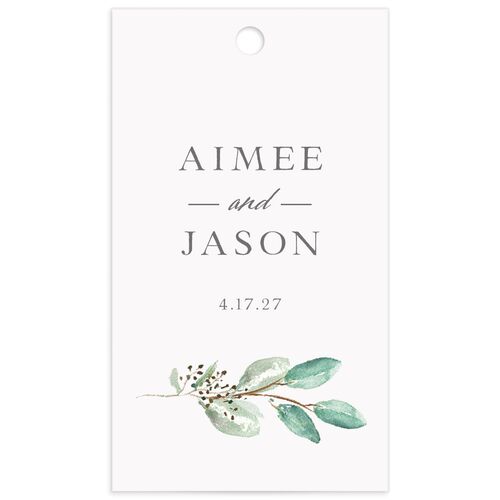 Lush Greenery Favor Gift Tags - 