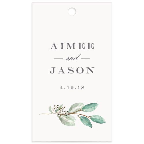 Painted Branch Favor Gift Tags - 