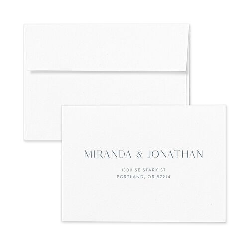 Window Gallery Response Card Envelopes Pool White Return Address Signature Standard