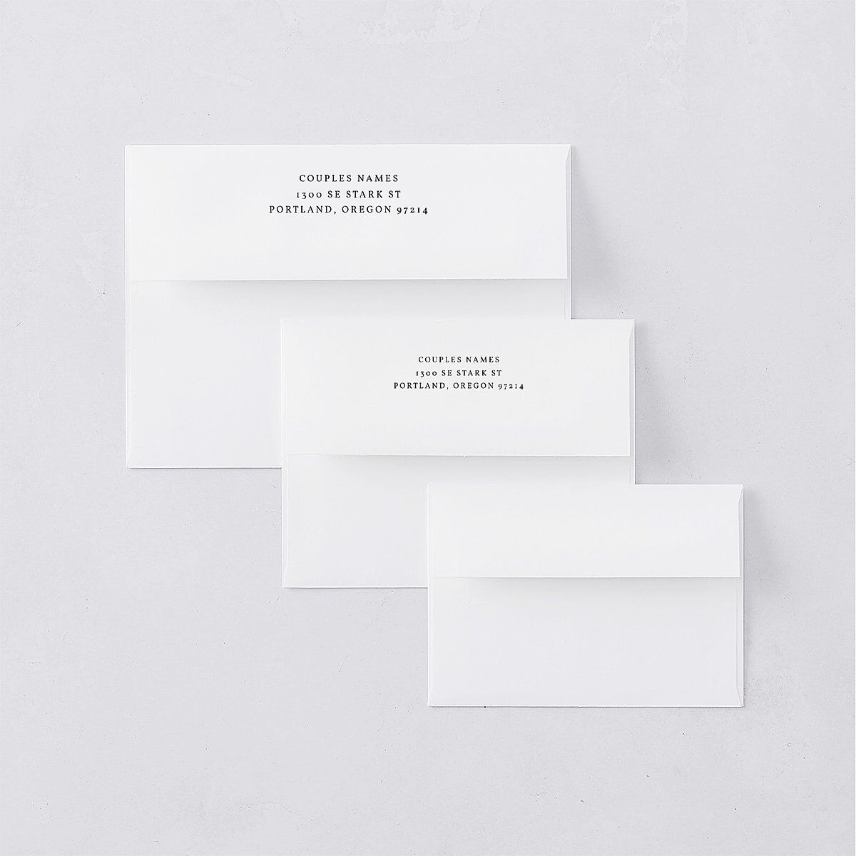 Pressed Flowers Thank You Card Envelopes White Standard Sunflower Both Recipient and Return Addresses Signature