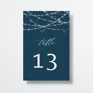Elegant Lights Table Numbers Moody Blue Signature