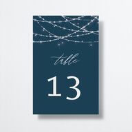 Elegant Lights Table Numbers Moody Blue Signature