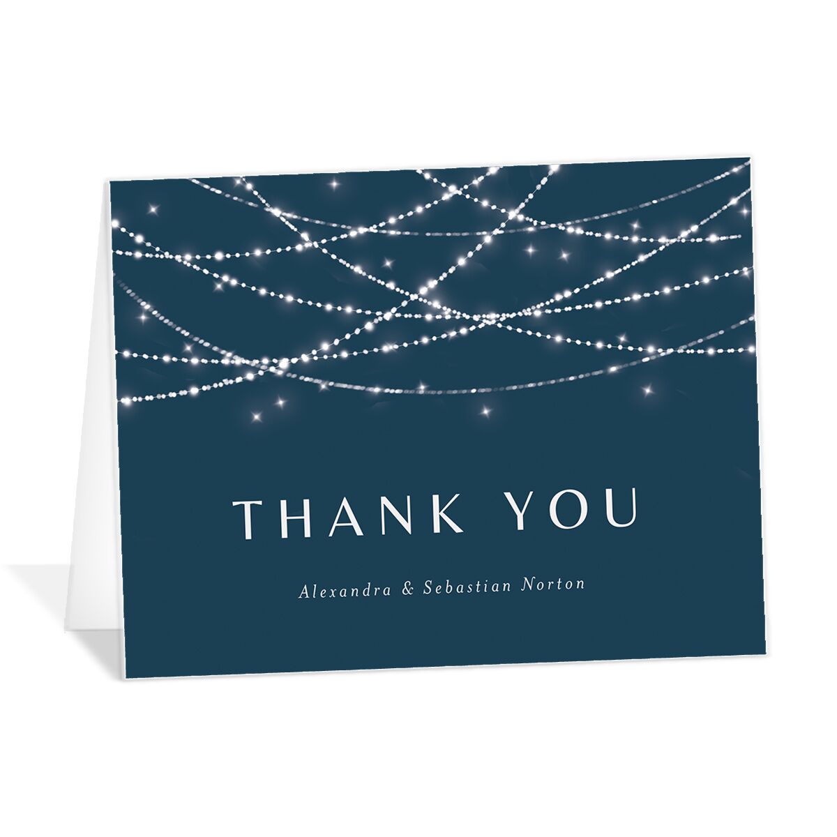 Elegant Lights Thank You Cards