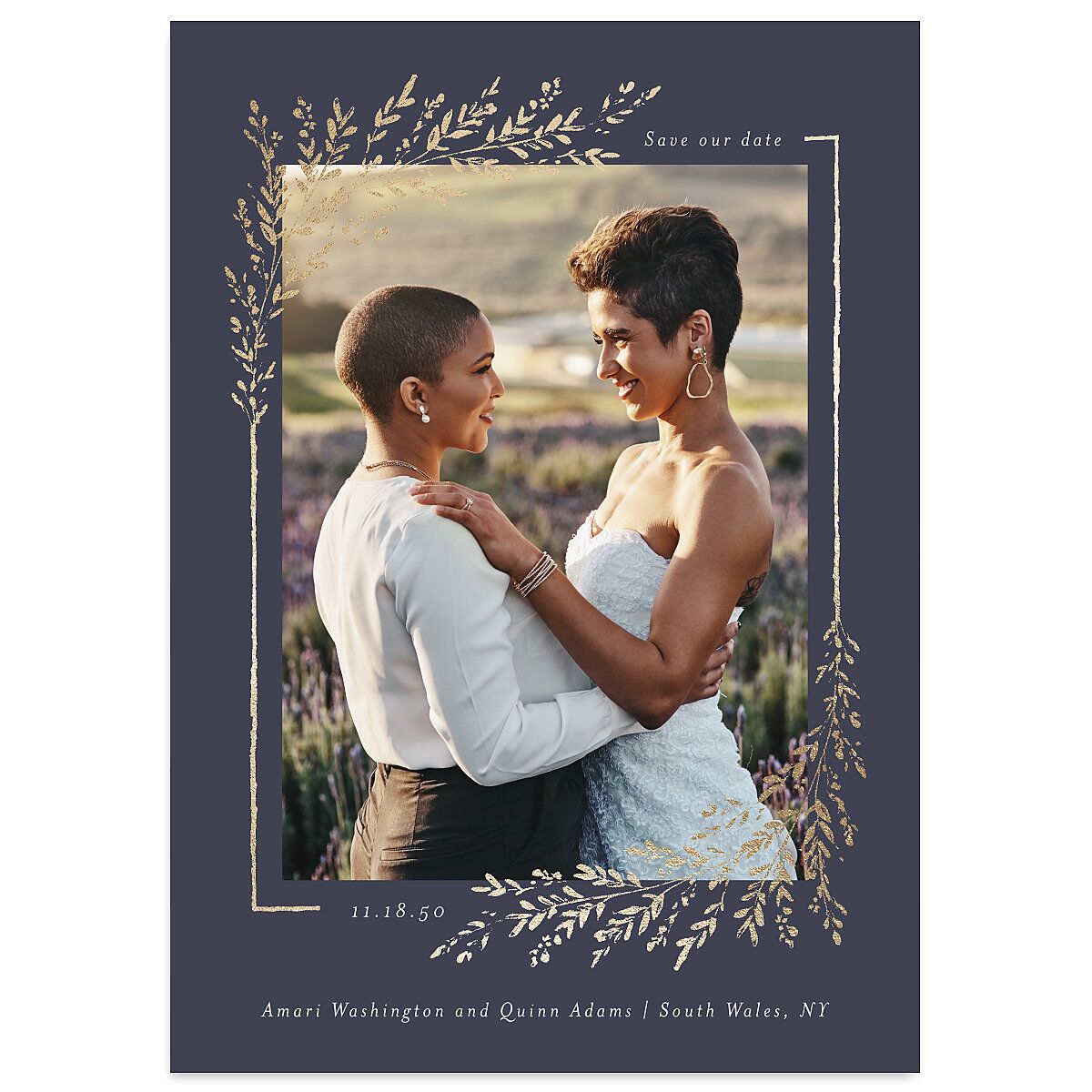 Exquisite Branches Save The Date Cards