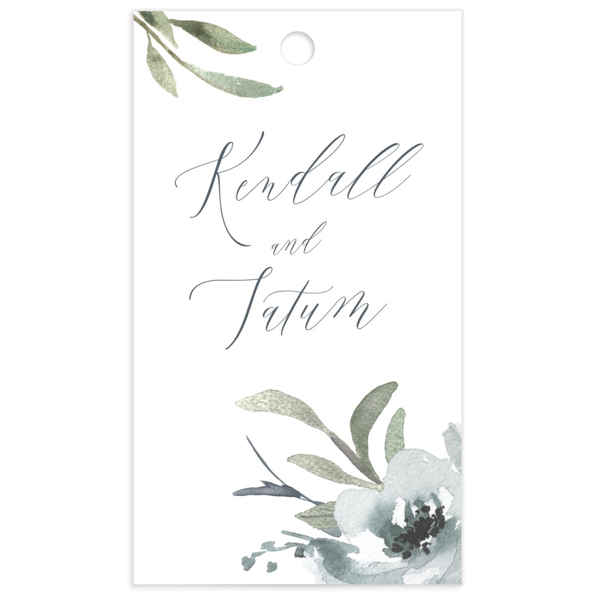 Muted Floral Favor Gift Tags