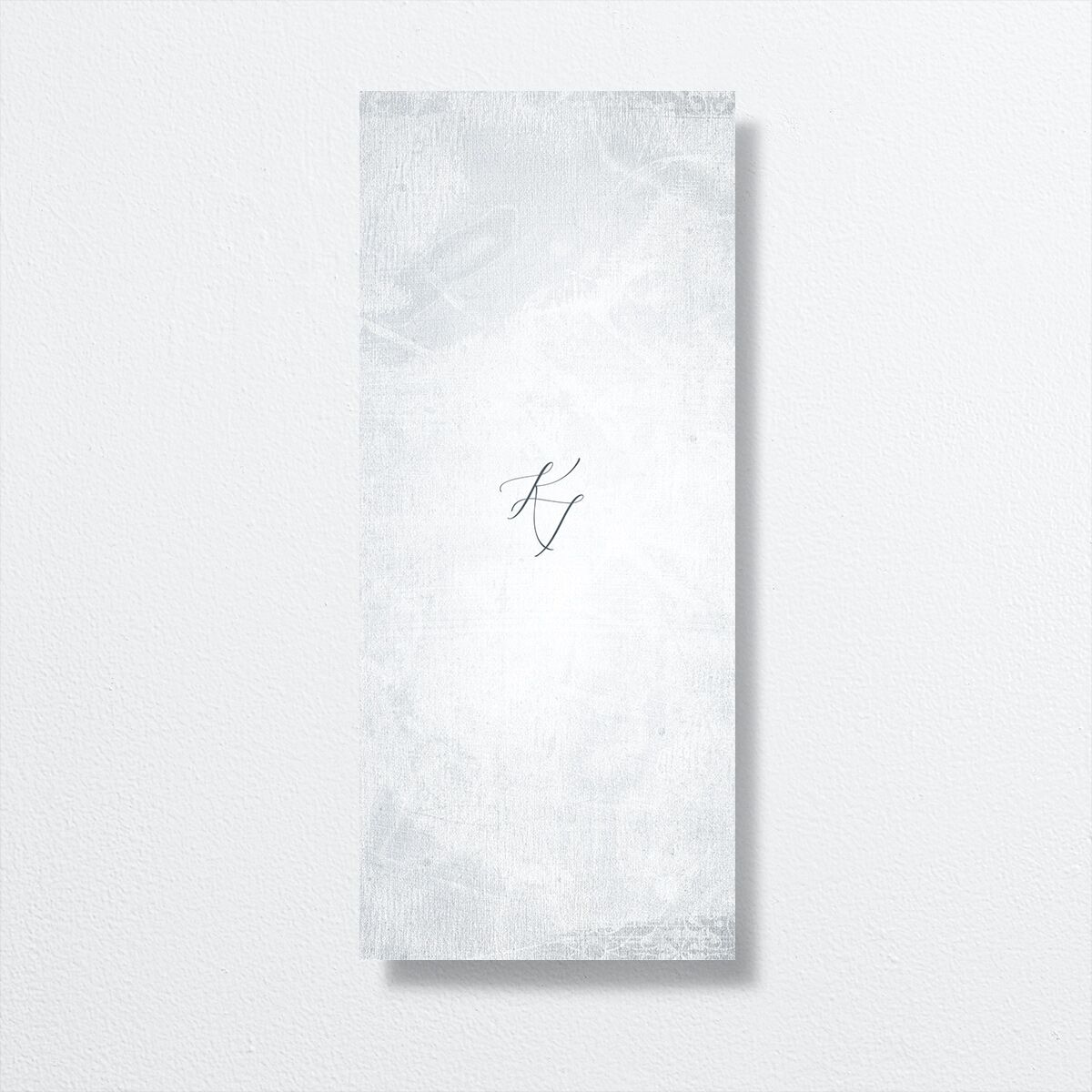 Muted Floral Menus Dusty Blue Signature