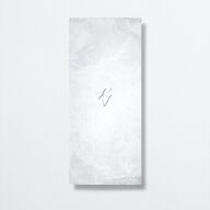 Muted Floral Menus Dusty Blue Signature