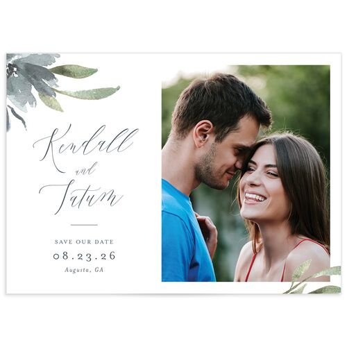 Muted Floral Save The Date Cards - 