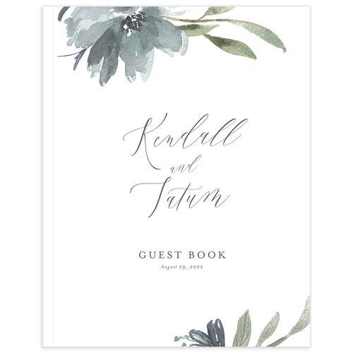Breezy Botanical Wedding Guest Book - 