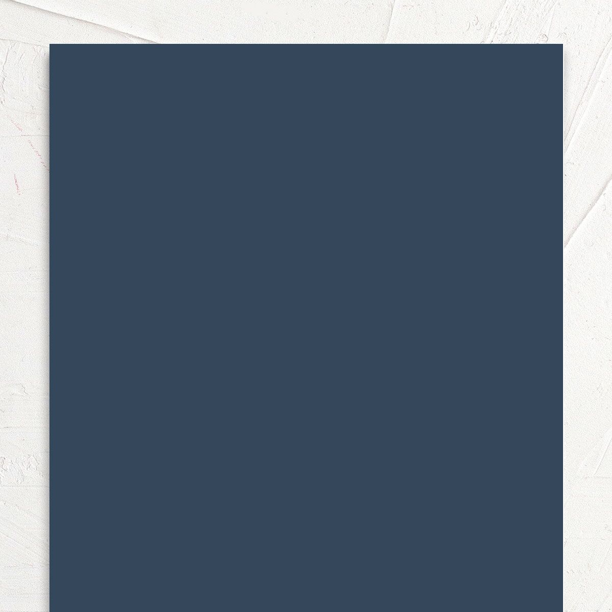 Painted Bouquet Wedding Invitations Navy Signature No