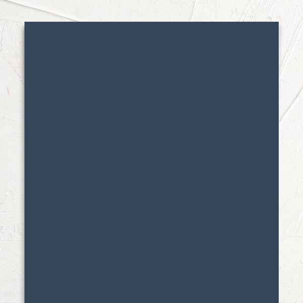 Painted Bouquet Wedding Invitations Navy Signature No