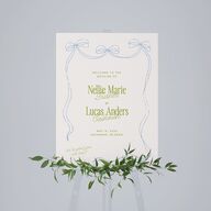 Modern Delicate Bows Standard Welcome Sign Medium Peridot Standard Indoor Foam Core M Welcome