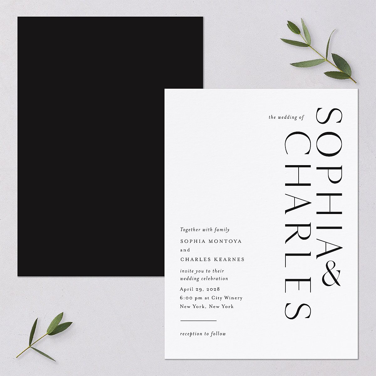 Timeless Elegance Wedding Invitations — view 1