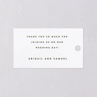 Pressed Leaves Favor Gift Tags Thyme Signature