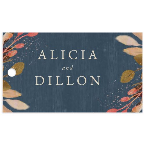 Rustic Leaves Favor Gift Tags - 