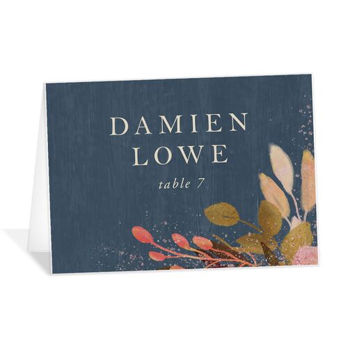 Rustic Leaves Place Cards - 