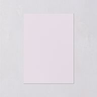 Ethereal Floral Wedding Event Detail Cards Sheer Lilac Signature Standard