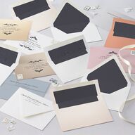 Romantic Vintage Luxury Euro Envelope Liners Moody Blue Luxe